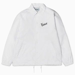 Carhartt Work In Progess WIP White Coach Jacket